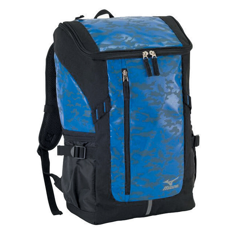 Mizuno Men's Budo Back Pack Camo Bag Blue (33JD703027-PRK)